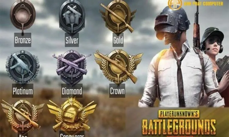 Cách tính điểm và leo rank PUBG hiệu quả