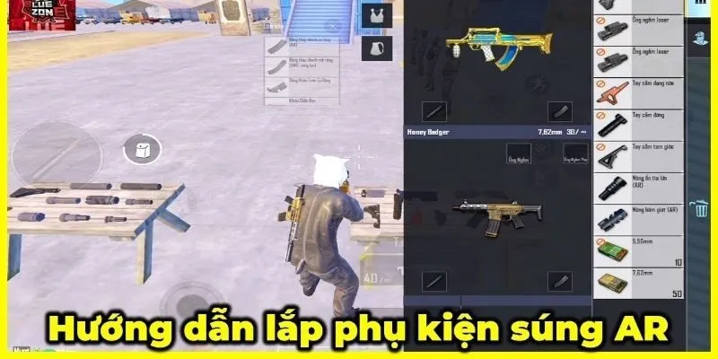 Build phụ kiện AR Pubg Mobile