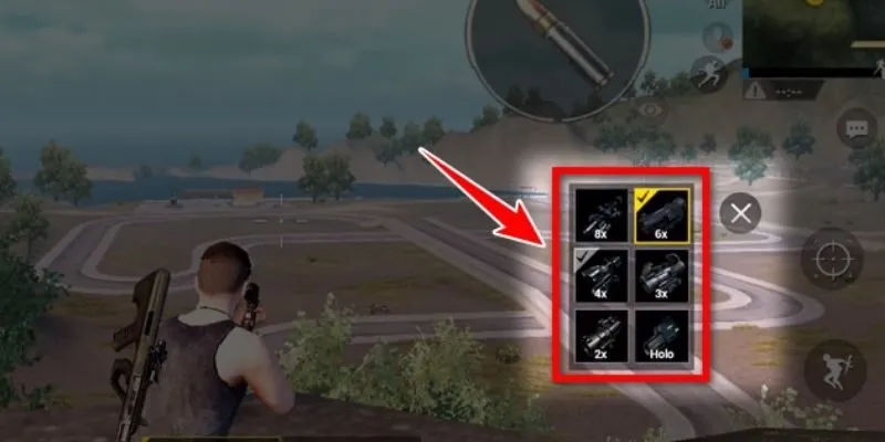 Cách chỉnh scope pubg mobile